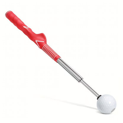 Ayuda retráctil para el entrenamiento del swing de golf