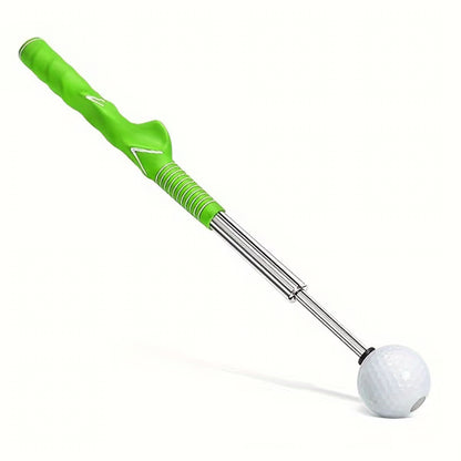 Ayuda retráctil para el entrenamiento del swing de golf