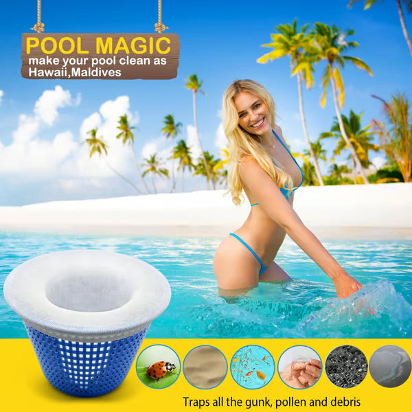 Calcetines para skimmer de piscina para limpiar la cesta del skimmer