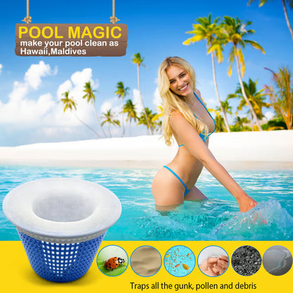 Calcetines para skimmer de piscina para limpiar la cesta del skimmer