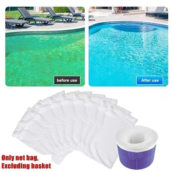 Calcetines para skimmer de piscina para limpiar la cesta del skimmer
