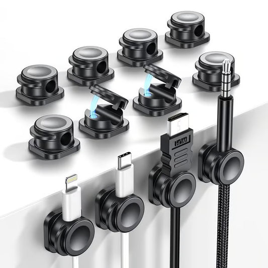 Magnetic cable clips