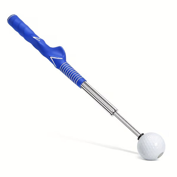 Ayuda retráctil para el entrenamiento del swing de golf