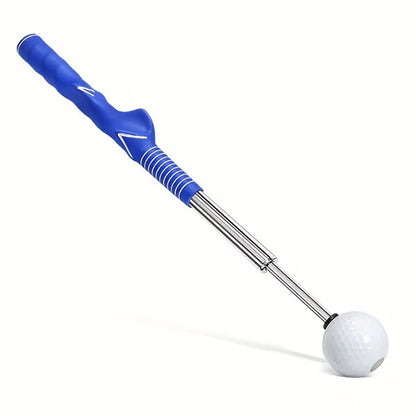 Ayuda retráctil para el entrenamiento del swing de golf